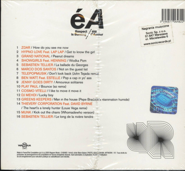 Various - éA - Respect Is Burning / Eté d'Amour | Wagram Music (3106482) - 2