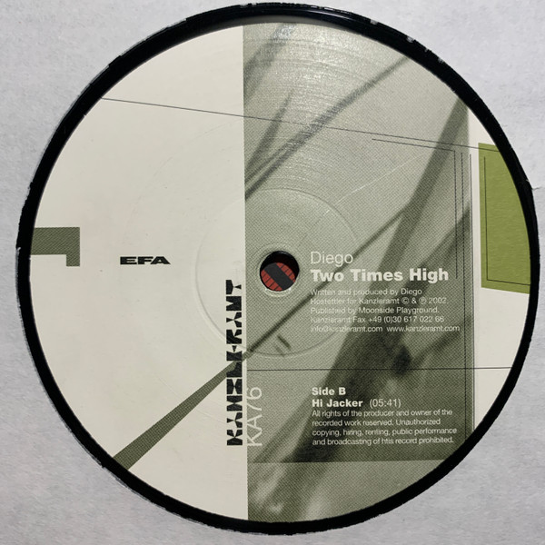 Diego - Two Times High | Kanzleramt (KA 76) - 2