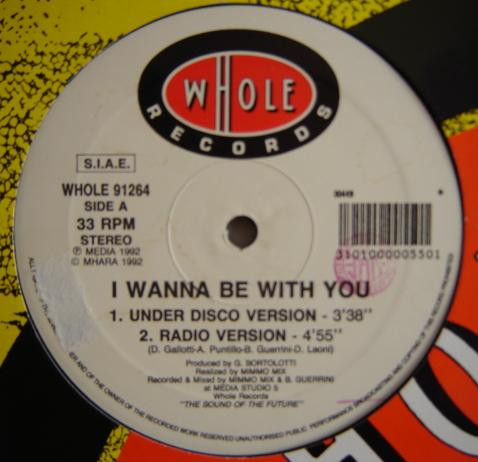 Mimmo Mix - I Wanna Be With You | Whole Records (WHOLE 91264) - main
