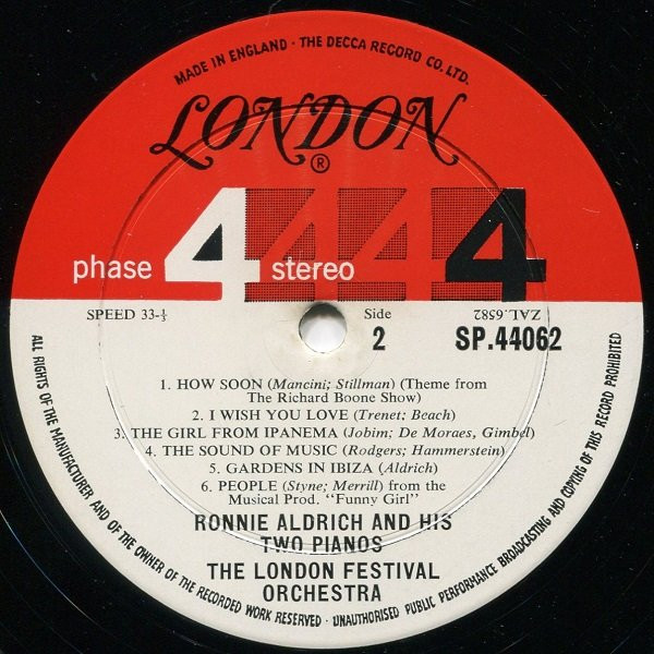 The Magic Moods Of Ronnie Aldrich
