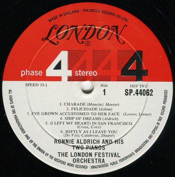 The Magic Moods Of Ronnie Aldrich