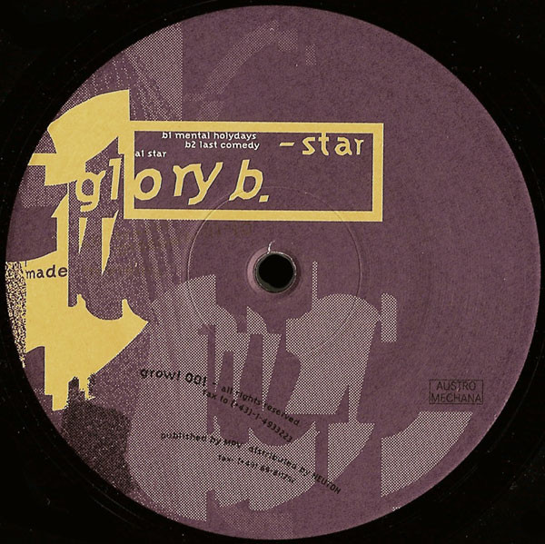 Glory B. - Star | Grow! (grow! 001) - main