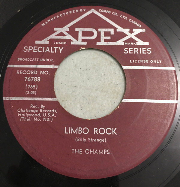 The Champs - Tequila Twist / Limbo Rock | Apex (76788) - 2