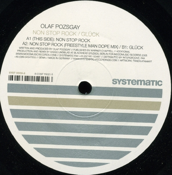 Olaf Pozsgay - Non Stop Rock / Glück | Systematic (SYST 0009-6) - main Olaf Pozsgay - Non Stop Rock / Glück | Systematic (SYST 0009-6) - main
