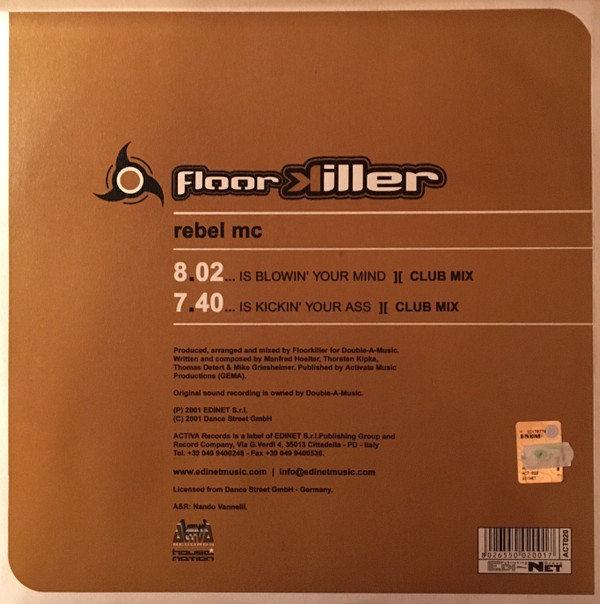 Floorkiller - Rebel MC | Activa Records (ACT020) - 2 Floorkiller - Rebel MC | Activa Records (ACT020) - 2