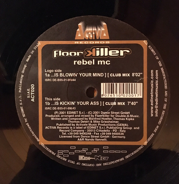 Floorkiller - Rebel MC | Activa Records (ACT020) - 3 Floorkiller - Rebel MC | Activa Records (ACT020) - 3