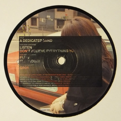 Joris Voorn - A Dedicated Mind | Green (GR01) - 2