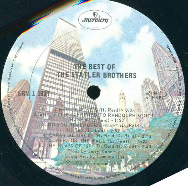 The Statler Brothers - The Best Of The Statler Brothers | Mercury (SRM-1-1037) - 3 The Statler Brothers - The Best Of The Statler Brothers | Mercury (SRM-1-1037) - 3