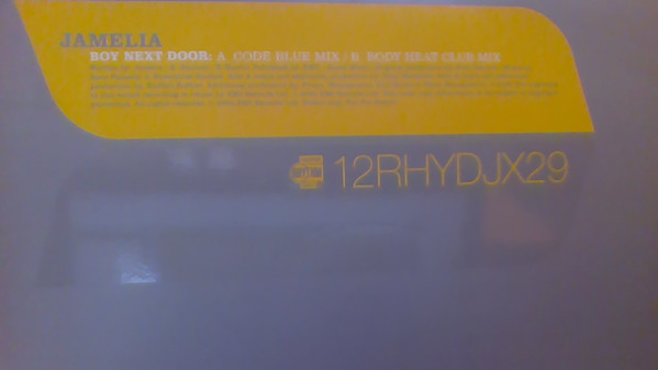 Jamelia - Boy Next Door - Raw Soul & Stush Mixes | Rhythm Series (12RHYDJ 29) - main Jamelia - Boy Next Door - Raw Soul & Stush Mixes | Rhythm Series (12RHYDJ 29) - main