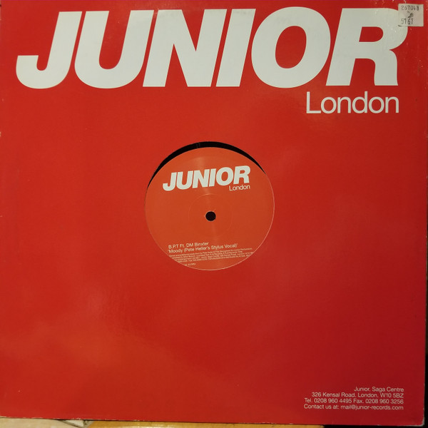 B.P.T. Feat. DM Binxter - Moody | Junior London (BRG027) - 2