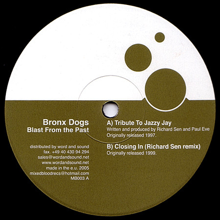 Bronx Dogs - Blast From The Past | Mixed Blood (mb003) - main