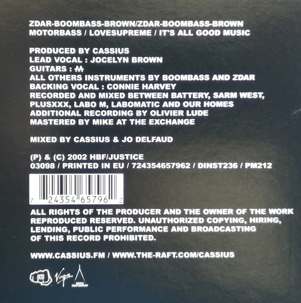 Cassius And Jocelyn Brown - I'm A Woman | Virgin (DINST 236) - 5 Cassius And Jocelyn Brown - I'm A Woman | Virgin (DINST 236) - 5