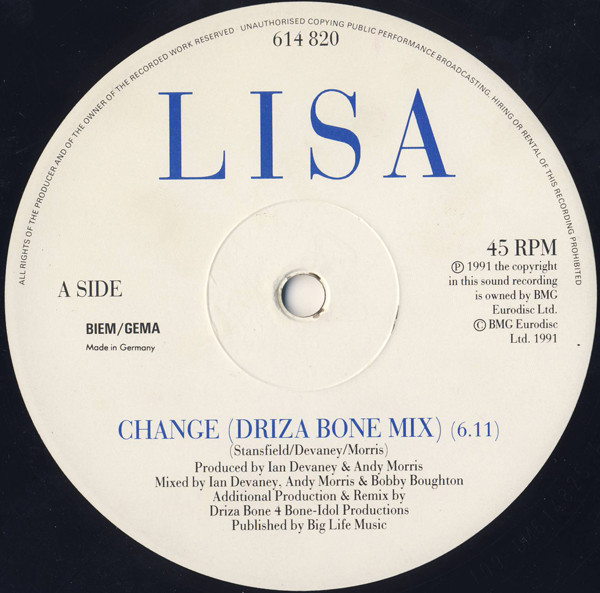Lisa Stansfield - Change | Arista (614 820) - 3 Lisa Stansfield - Change | Arista (614 820) - 3
