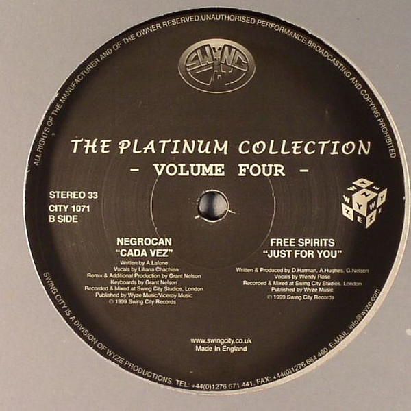 Various - The Platinum Collection Volume Four | Swing City Records (CITY 1071) - 2 Various - The Platinum Collection Volume Four | Swing City Records (CITY 1071) - 2