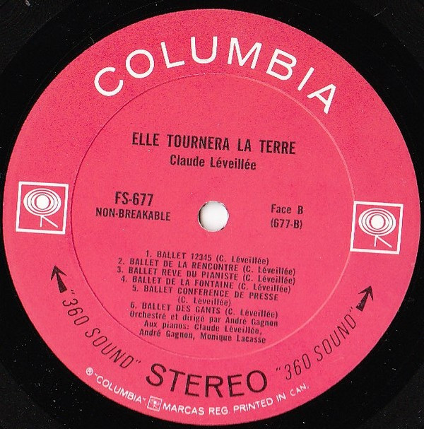 Claude Léveillée - Dans Elle Tournera La Terre | Columbia (FS-677) - 4 Claude Léveillée - Dans Elle Tournera La Terre | Columbia (FS-677) - 4