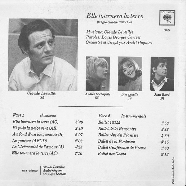 Claude Léveillée - Dans Elle Tournera La Terre | Columbia (FS-677) - 2 Claude Léveillée - Dans Elle Tournera La Terre | Columbia (FS-677) - 2