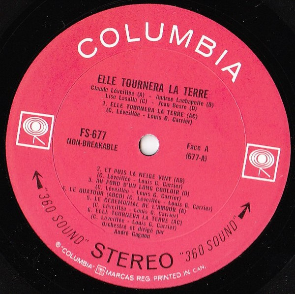 Claude Léveillée - Dans Elle Tournera La Terre | Columbia (FS-677) - 3 Claude Léveillée - Dans Elle Tournera La Terre | Columbia (FS-677) - 3