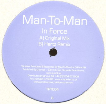 Man-To-Man - In Force | Perc Trax (TPT004)