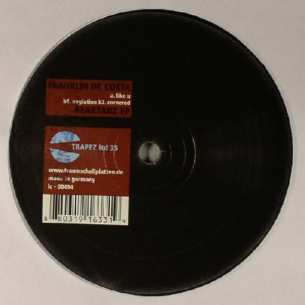 Franklin De Costa - Reaktanz EP | Trapez Ltd (Trapez LTD 35)