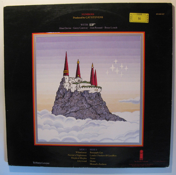 Cat Stevens - Numbers | Island Records (89 680 GT) - 2 Cat Stevens - Numbers | Island Records (89 680 GT) - 2