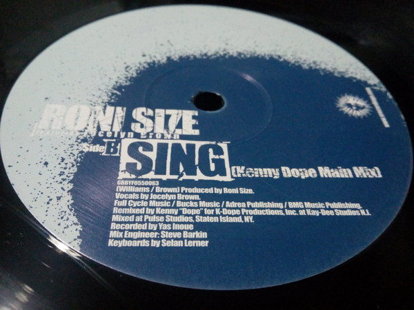 Roni Size - Sing | V Recordings (VRECSUK007X) - 5