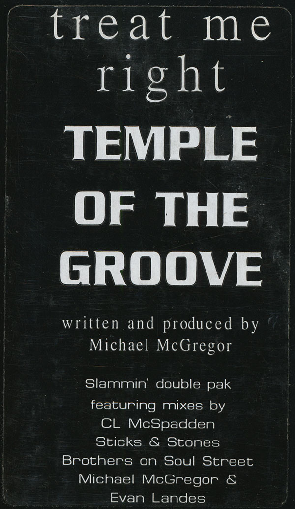 Temple Of The Groove - Treat Me Right | One Planet (OP10302) - 5