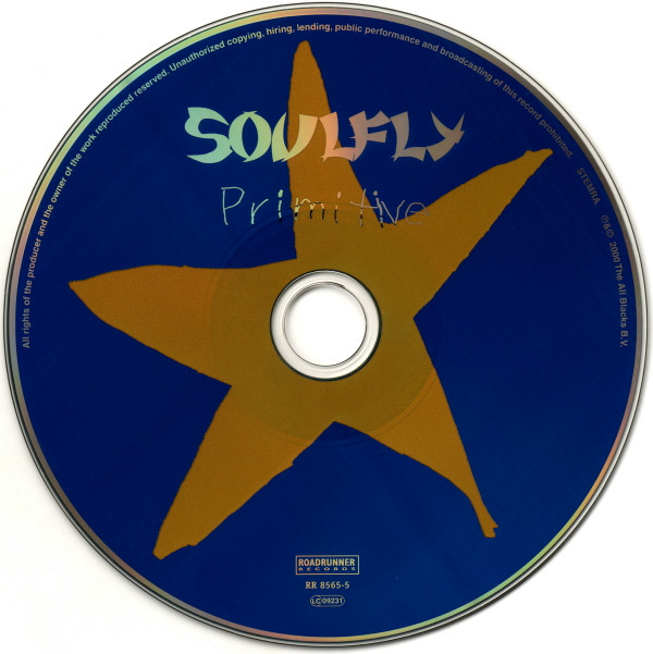 Soulfly - Primitive | Roadrunner Records (RR 8565-5) - 3