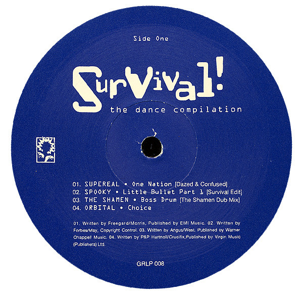 Various - Survival!  - The Dance Compilation | Guerilla (GRLP008) - 3