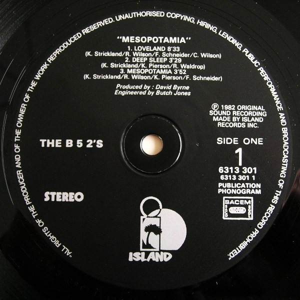The B-52's - Mesopotamia | Phonogram (6313 301) - 3