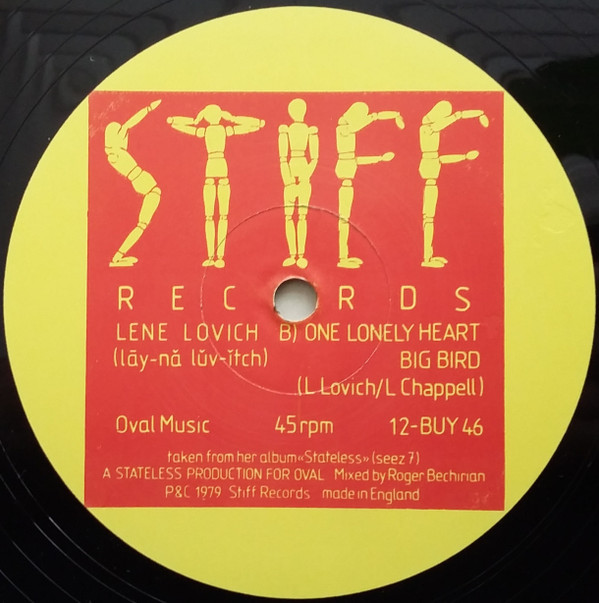 Lene Lovich - Say When | Stiff Records (12-BUY 46) - 4 Lene Lovich - Say When | Stiff Records (12-BUY 46) - 4