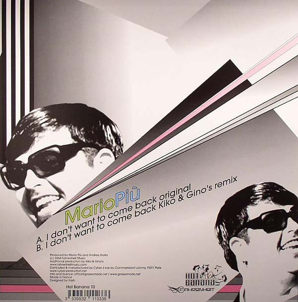 Mario Più - I Don't Want To Come Back | Hot Banana (Hot Banana 10) - 2