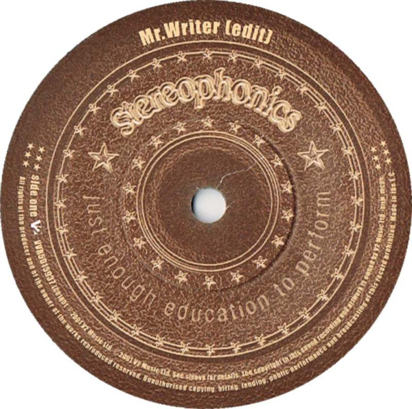 Stereophonics - Mr. Writer | V2 Records (VVR5015937) - 3