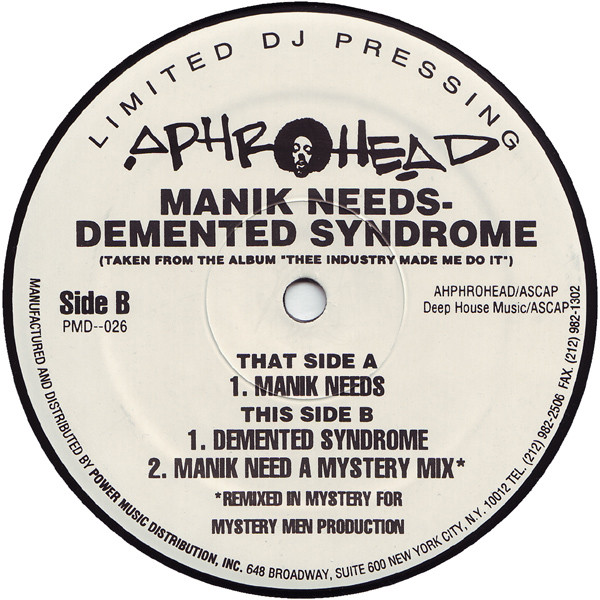 Aphrohead - Manik Needs & Demented Syndrome Remixes | Power Music Records (PMD-026) - main Aphrohead - Manik Needs & Demented Syndrome Remixes | Power Music Records (PMD-026) - main