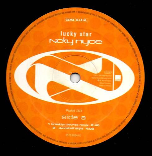 Nicky Nyce - Lucky Star | WEA (8573 86644-0) - 2