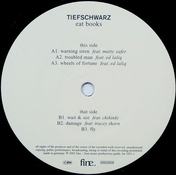 Tiefschwarz - Eat Books | Fine. (FOR 3051 1) - 3 Tiefschwarz - Eat Books | Fine. (FOR 3051 1) - 3