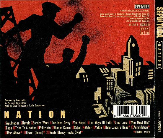 Sepultura - Nation | Roadrunner Records (RR 8560-5) - 2 Sepultura - Nation | Roadrunner Records (RR 8560-5) - 2
