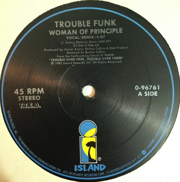Trouble Funk - Woman Of Principle | Island Records (0-96761) - 3