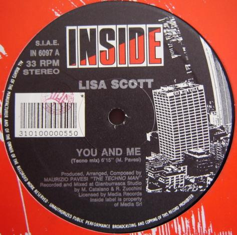 Lisa Scott - You And Me | Inside (IN 6097) - main