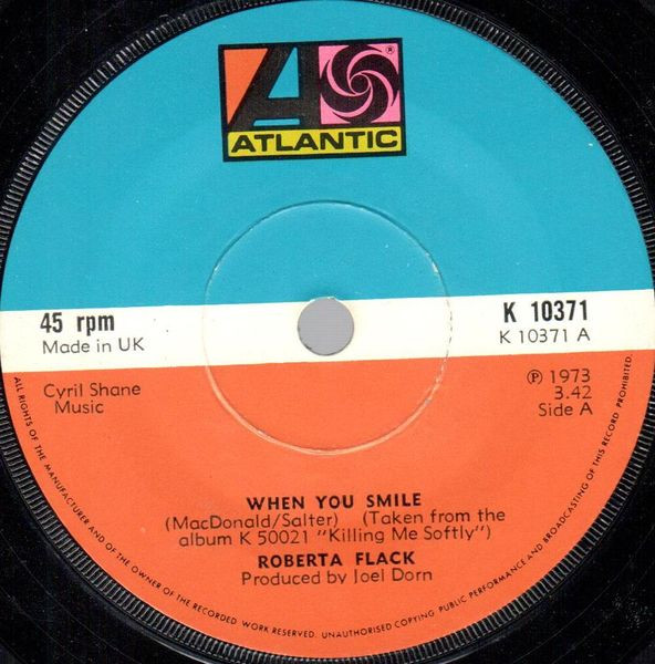 Roberta Flack - When You Smile / Conversation Love | Atlantic (K 10371)