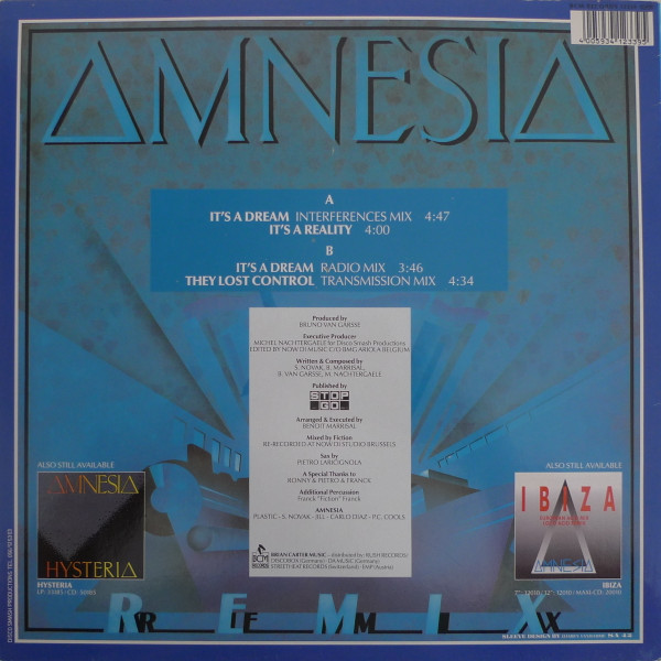 Amnesia - It's A Dream (Remix) | BCM Records (BCM 12339) - 2 Amnesia - It's A Dream (Remix) | BCM Records (BCM 12339) - 2