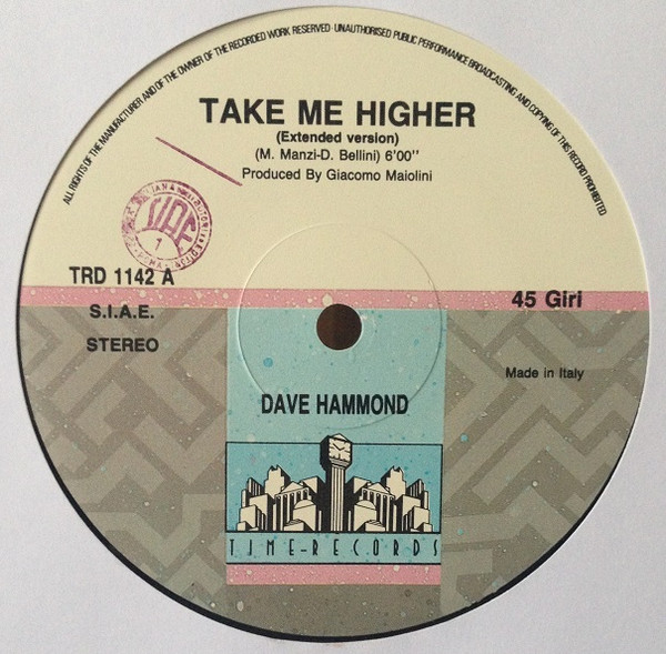 Dave Hammond - Take Me Higher | Time Records (TRD 1142) - 3 Dave Hammond - Take Me Higher | Time Records (TRD 1142) - 3