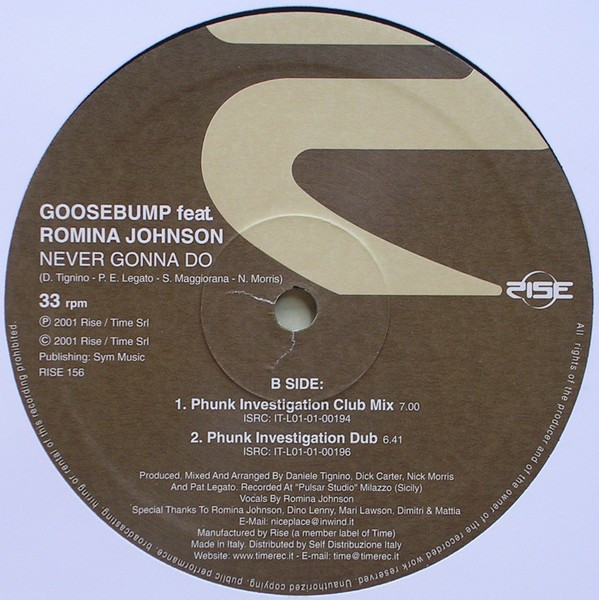 Goosebump Feat. Romina Johnson - Never Gonna Do | Rise (RISE 156) - 4
