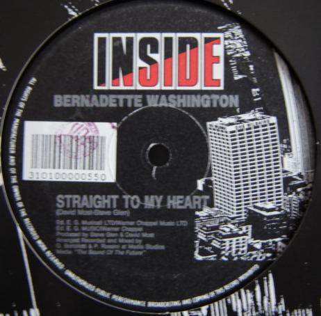 Bernadette Washington - Straight To My Heart | Inside (IN 6093)