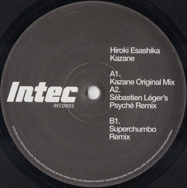 Hiroki Esashika - Kazane | Intec Records (INTEC38) - 3