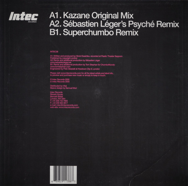 Hiroki Esashika - Kazane | Intec Records (INTEC38) - 2