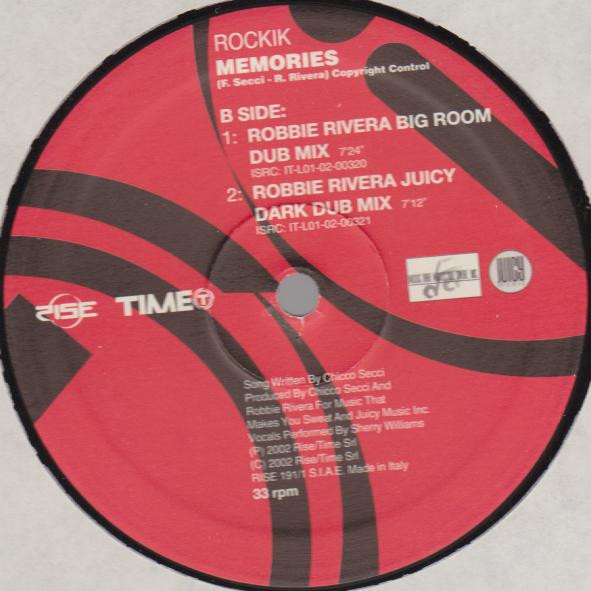 Rockik - Memories | Rise (RISE 191) - 2