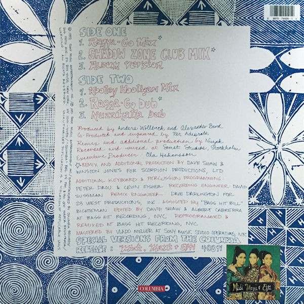 Midi, Maxi & Efti - Ragga Steady | Columbia (44 74429) - 2 Midi, Maxi & Efti - Ragga Steady | Columbia (44 74429) - 2