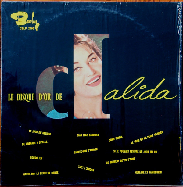 Dalida - Le Disque D'Or De... | Barclay (CBLP-2060) - main Dalida - Le Disque D'Or De... | Barclay (CBLP-2060) - main