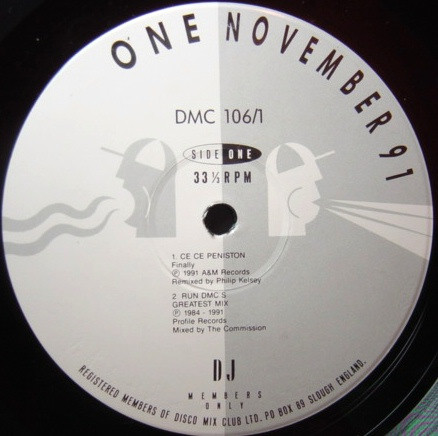 Various - November 91 - One | DMC (DMC 106/1) - 3