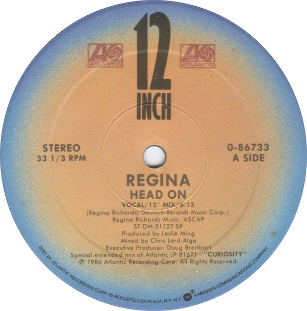 Regina - Head On | Atlantic (0-86733)